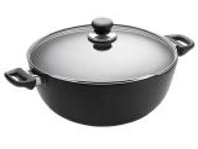 Non-stick gryde med låg 9 liter