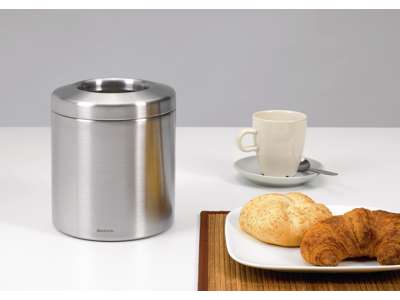 Bordaffaldsbeholder rustfri stål