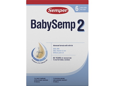 Semper Allomin 2 modermælkserstatnigspulver 2x400 g