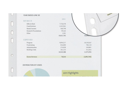 Plastlomme A4 åben top 100 stk.