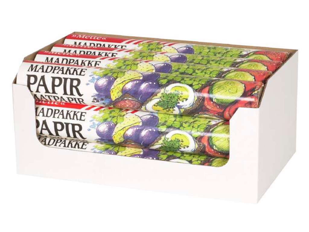 Smørrebrødspapir 28 x 25 m á 12 ruller