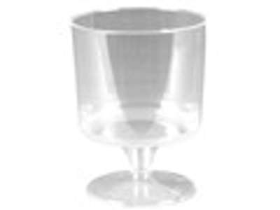 Engangs vinglas på fod 15 cl á 100 stk.
