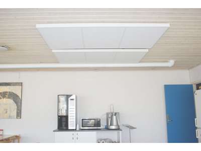 Lydisolerende væg- og loftsplade HVID 180 x 90 x 4 cm á 2 stk.