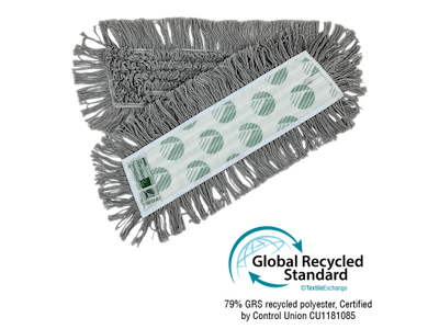 Fladmopgarn til velcro, med løkker