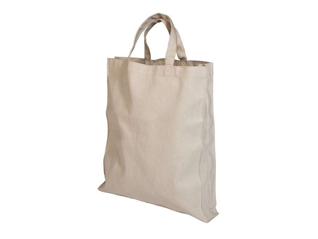 Mulepose i kraftig bomuld 42 x 38 x 10 xm