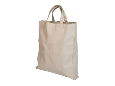 Mulepose i kraftig bomuld 42 x 38 x 10 xm