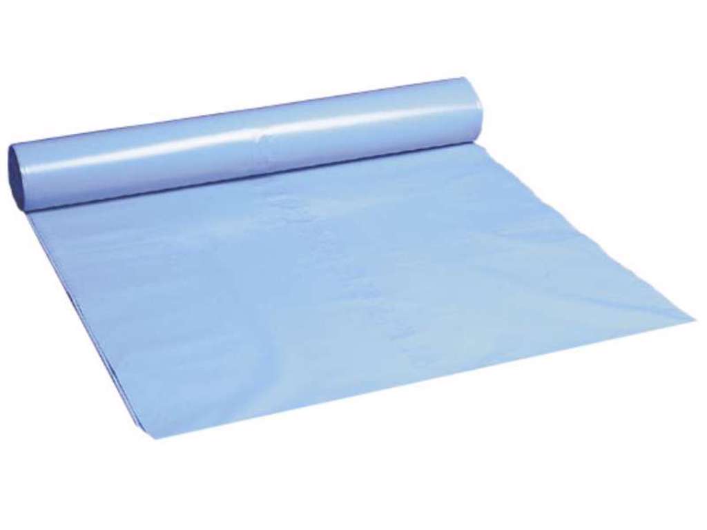 Plastpose 76 x 103 BLÅ à 15 ruller