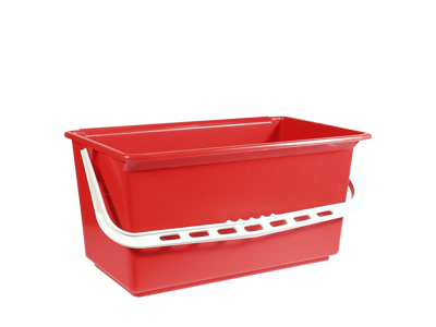 Firkantet spand Rød 25 liter
