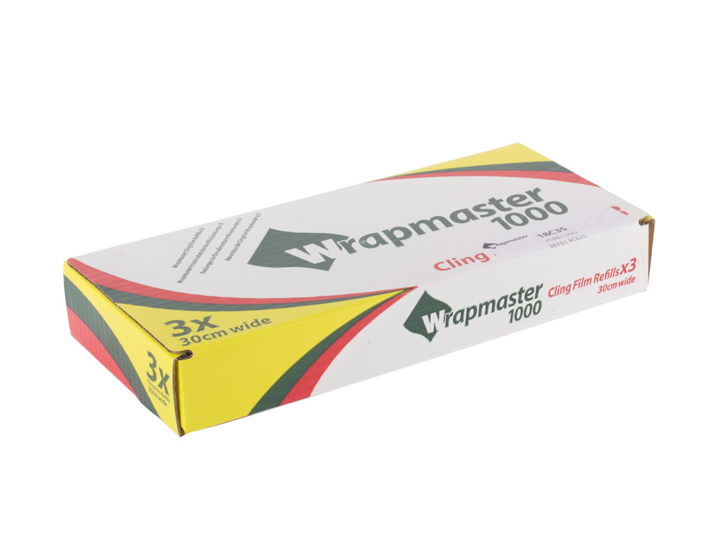 Wrapmaster film PVC-fri 0,30 x 100 m á 3 ruller
