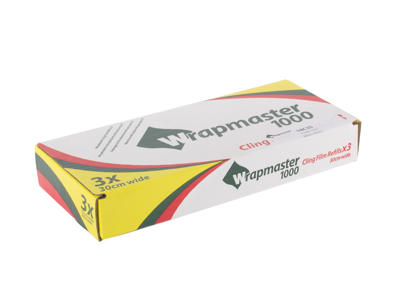 Wrapmaster film PVC-fri 0,30 x 100 m á 3 ruller