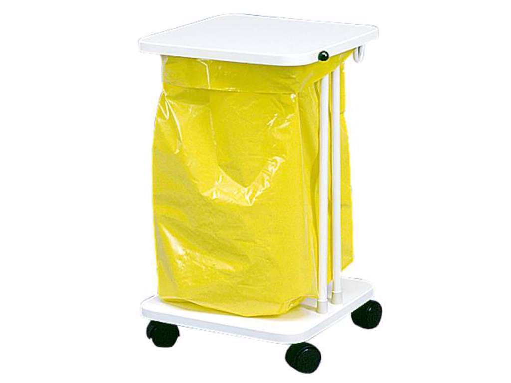 Affaldsstativ på hjul 40 liter