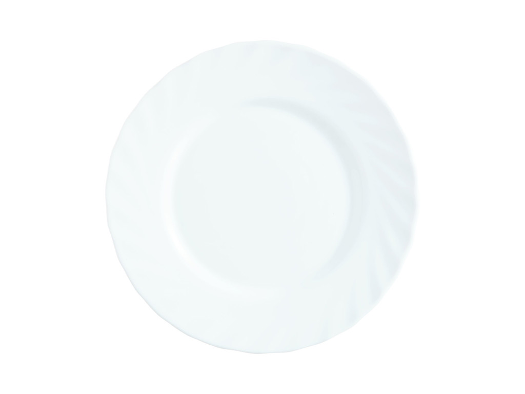 Arcoroc Trianon tallerken flad med bølgekant Ø 19cm á 6 stk.