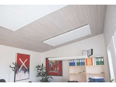 Lydisolerende væg- og loftsplade HVID 180 x 90 x 4 cm á 2 stk.