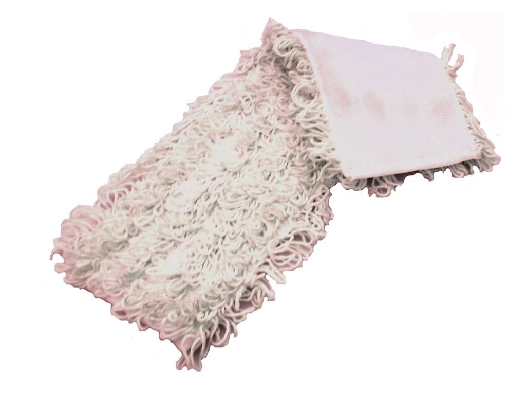 Fladmopgarn til velcro, med løkker