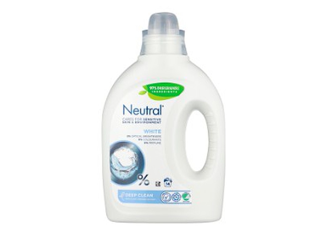 Neutral flydende tøjvask hvidt 10x700 ml.