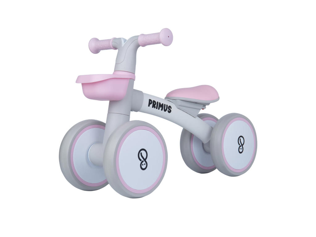 Løbecykel Primus 4-hjulet Rosa