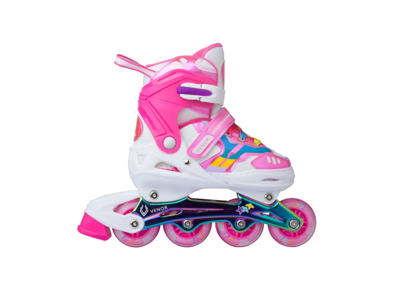 Rulleskøjter Inliner Pink str. 34-37