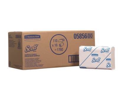 Håndklædeark Slimfold Airflex 16 x 110 ark