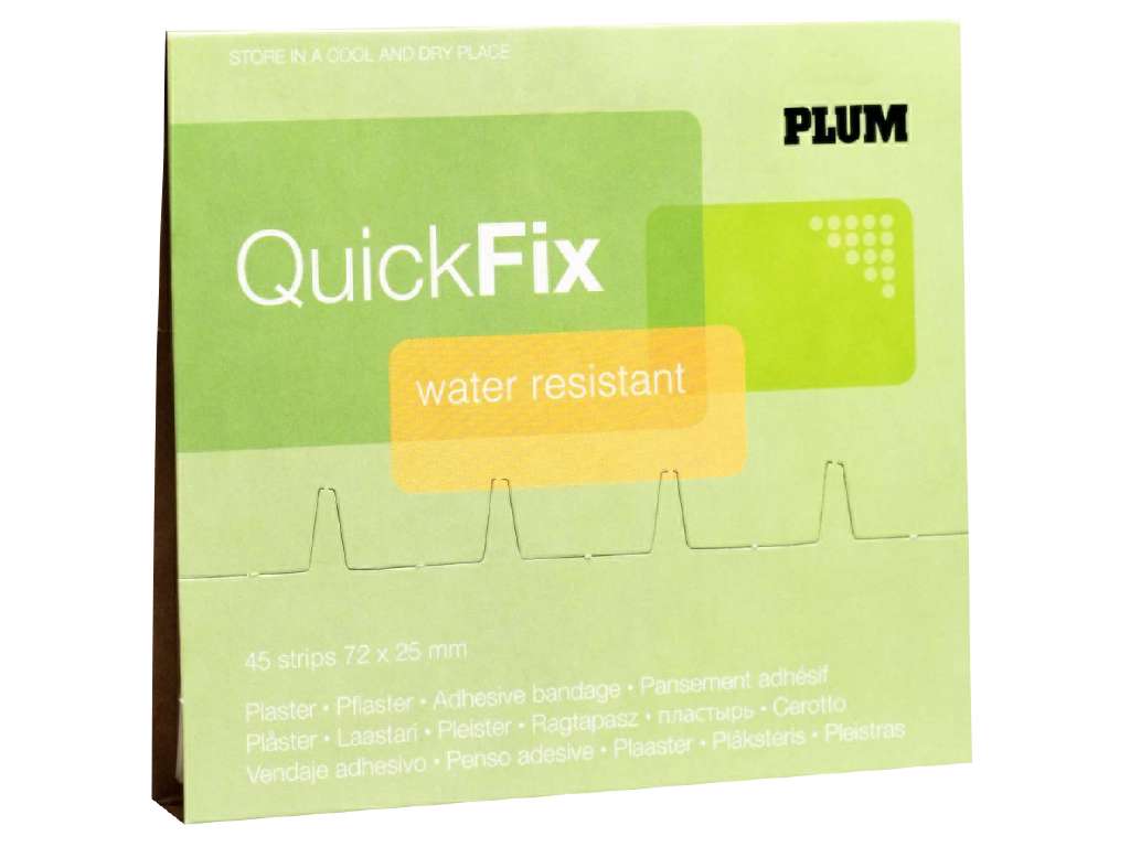 QuickFix hæfteplaster GUL á 6 x 45 stk.