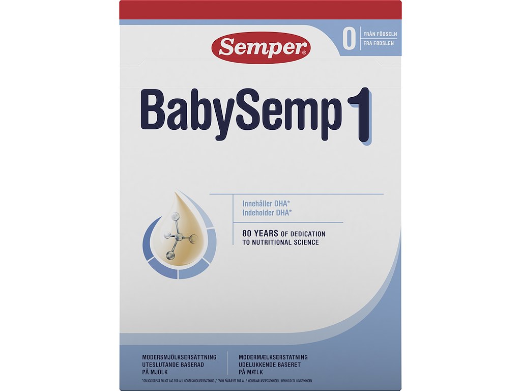 Semper Allomin 1 modermælserstatning pulver 2 x 400 g