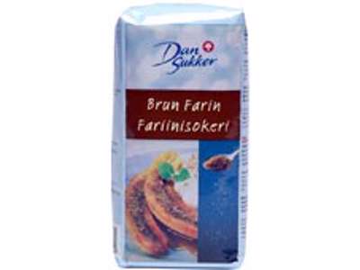 DanSukker brun farin 12 x 500 g