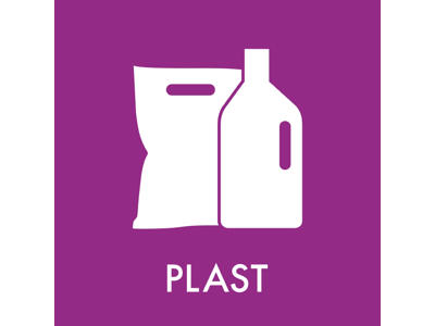 Piktogram selvklæbende 12x12cm