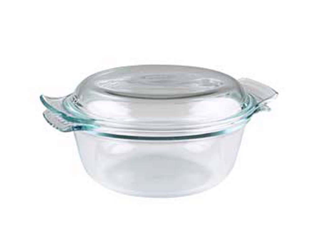 Glas gratinskål med låg 1 liter