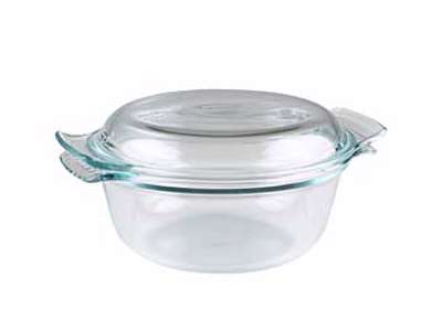 Glas gratinskål med låg 1 liter