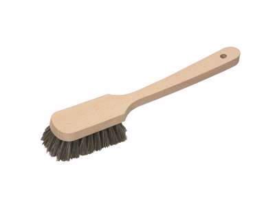 Afsæbningsbørste med ægte hår