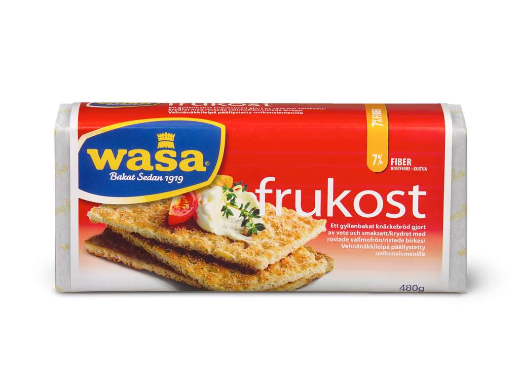Wasa Frukost med hvid birkes 12 x 480 g