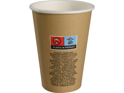 Kaffebægre pap 20 cl BRUN 2500stk.