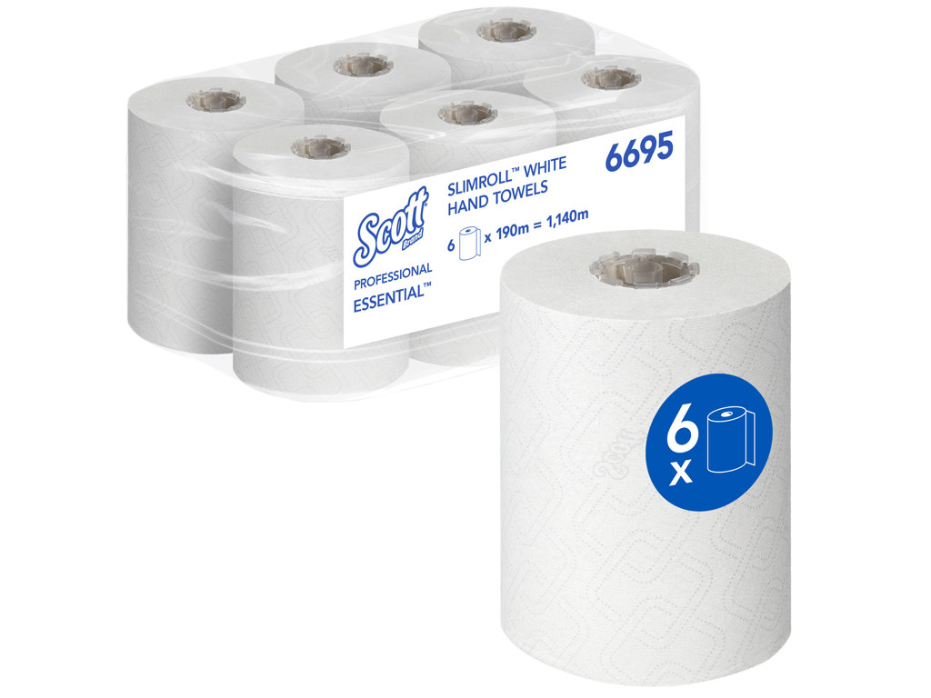Håndklæderl ScottSlimroll6x190m