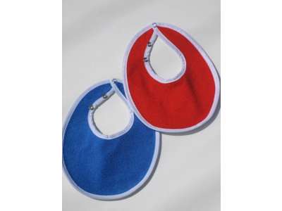 Savlesmæk frotté med vandtæt bagside RØD