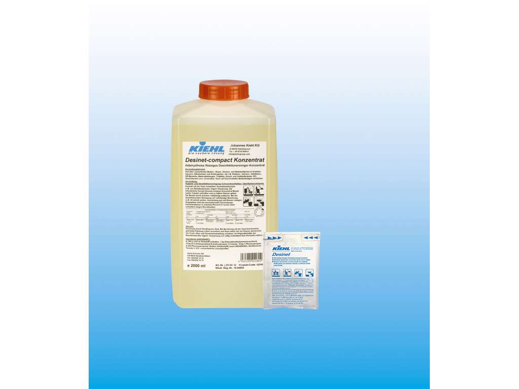 KIEHL Desinet Compact desinfektionsmiddel 3 x 2 liter