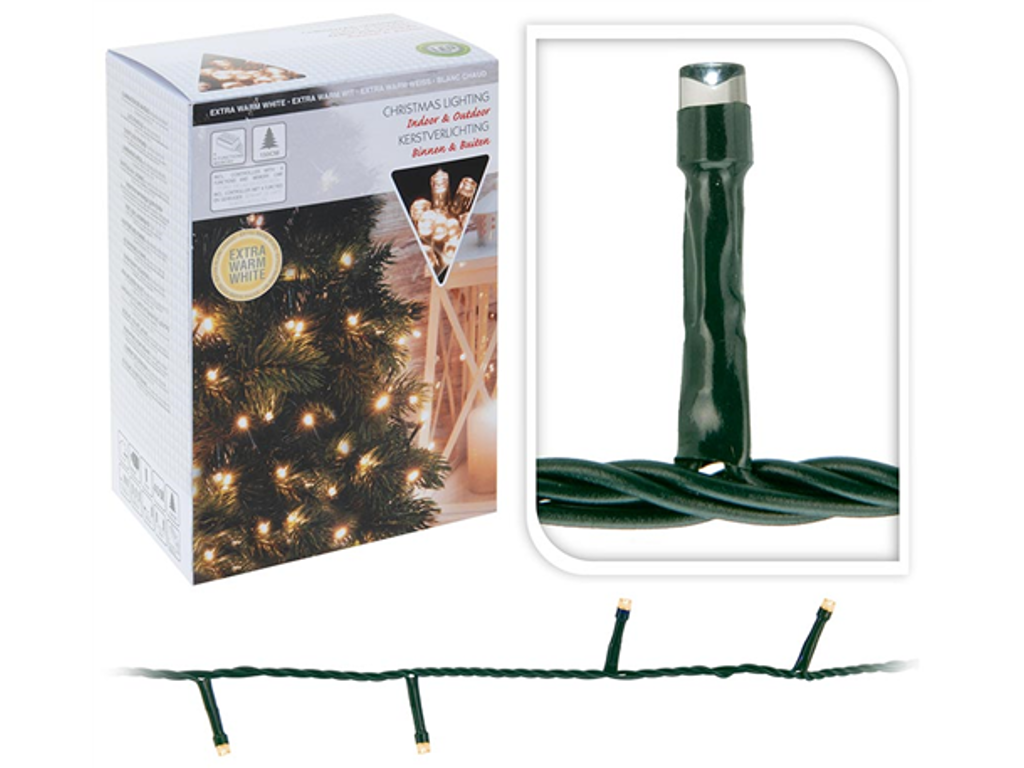 LED microlyskæde 600 lys 21 m