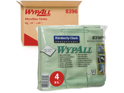 Microfiber-klud,KC 8396 4x6stkGRØN