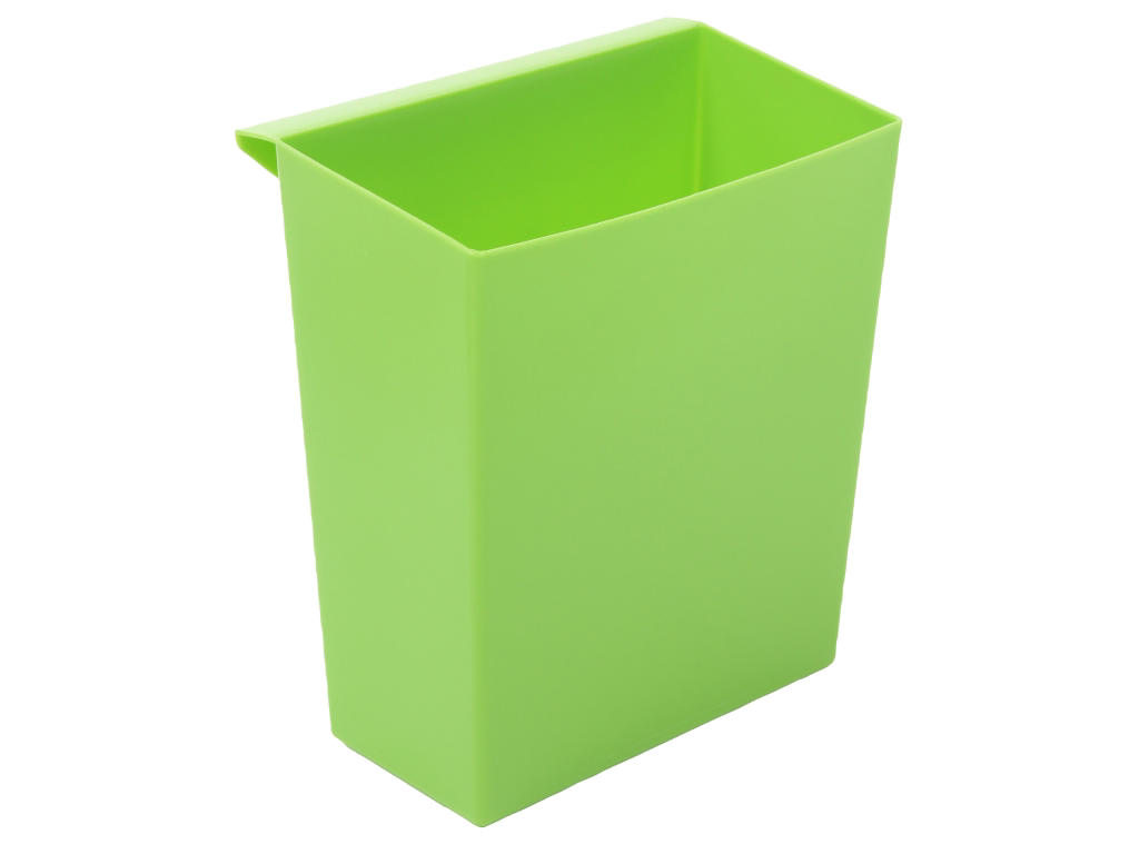 Indsats 9,5lt til papirkurv plast firk. Grøn 24x15cm