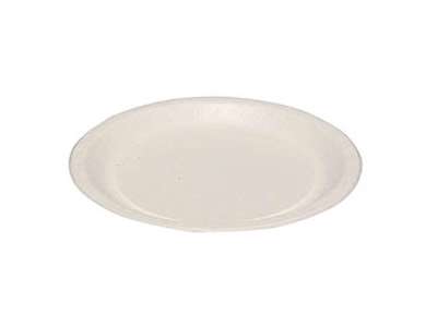 Plastbelagt flad paptallerken 23 cm á 500 stk.