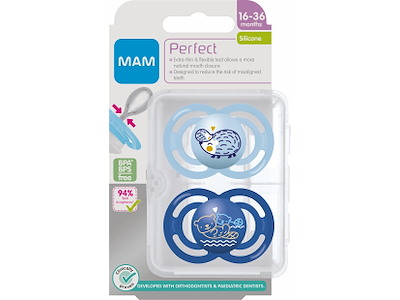Sut silikone MAM Perf. 16-36MD 6x2 stk