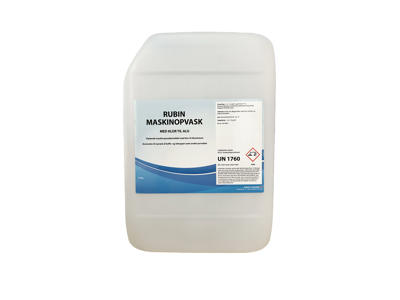 Maskinopvask flyd. m/klor12kg RUBIN