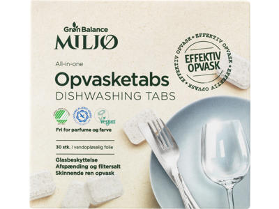 Opvasketabs GB 16x30stk Svane