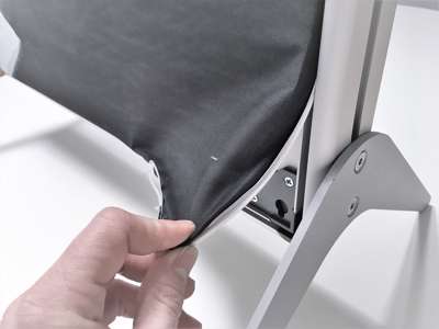 Lydisolerende Flex Skærmvæg H180xB90cm