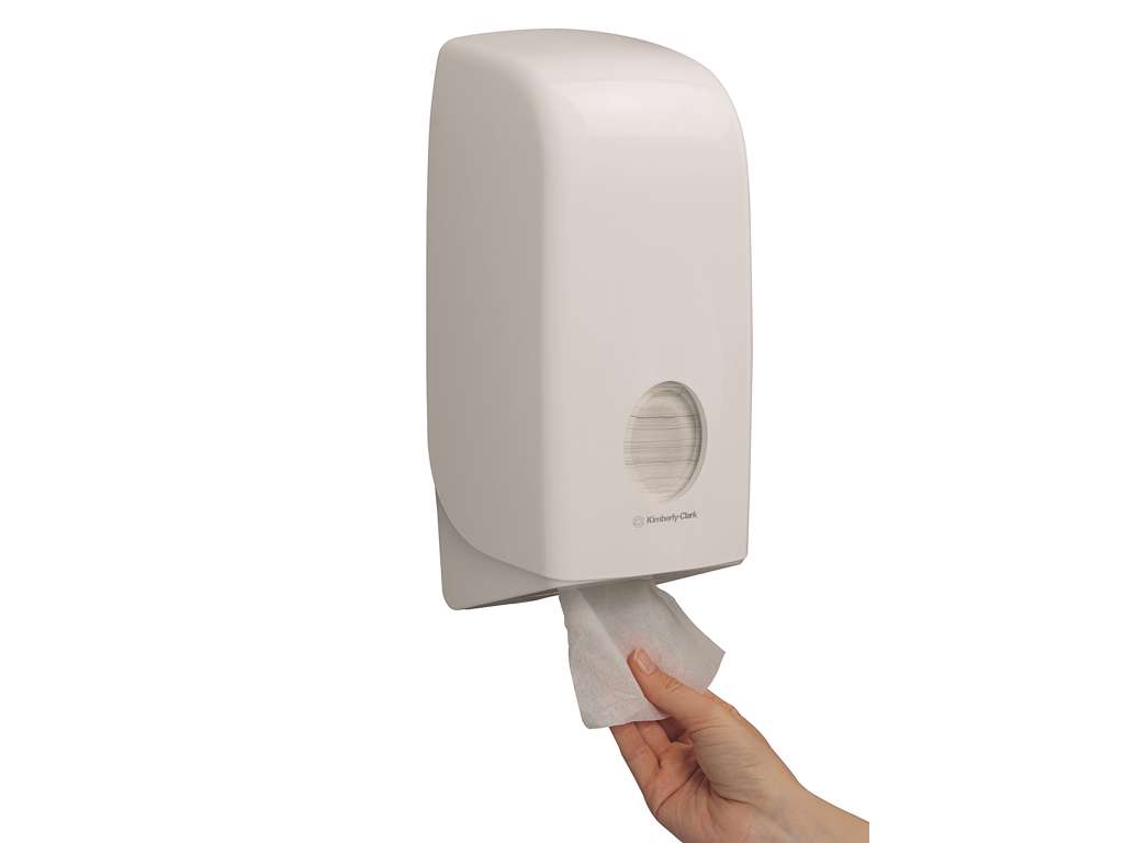 Dispenser Aquarius til toiletpapir eller næsepapir 