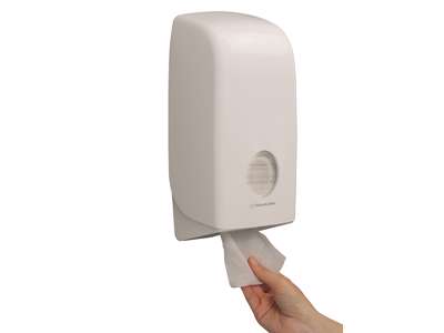 Dispenser Aquarius til toiletpapir eller næsepapir 