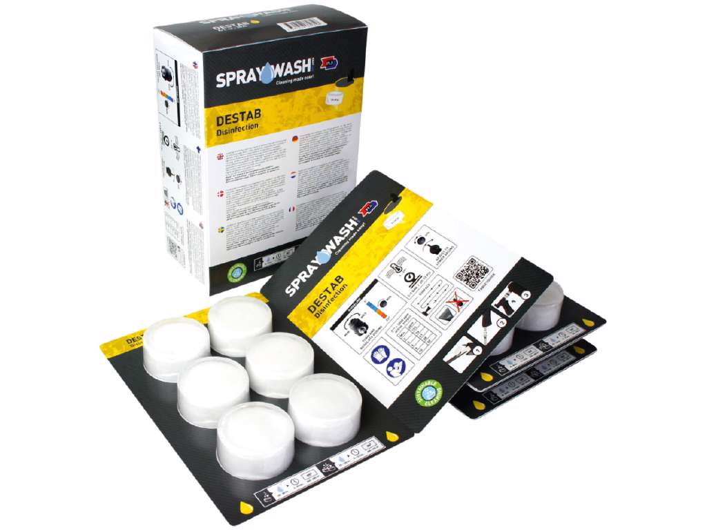 Spraywash desinfetionstabletter 18 stk.