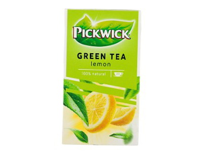 Pickwick grøn te m/citron á 20 breve