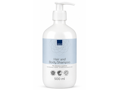 Hår- og bodyshampoo 6x500ml uden farve og parfume
