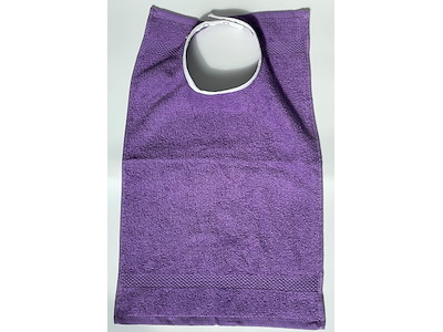 Hagesmæk frotté med tryklås LILLA 30x50cm