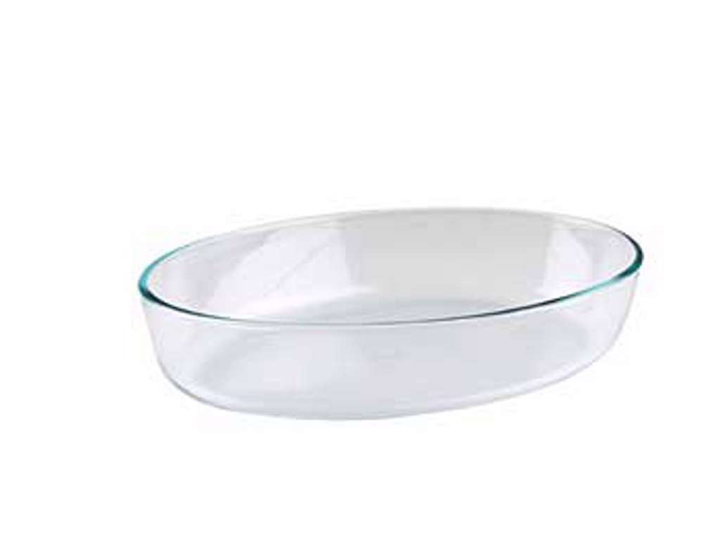 Gratinfad,glas ovalt      30 X 21 cm