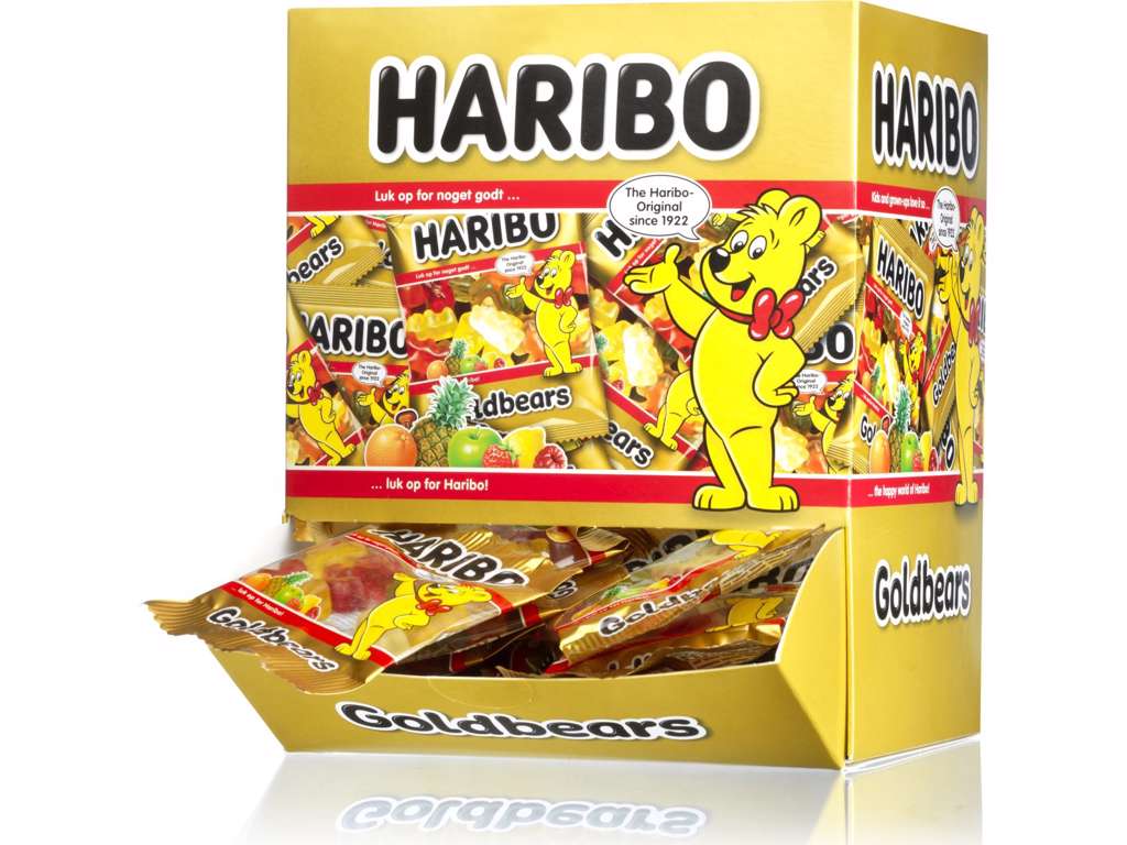 Haribo Guldbamser mini 100 ps á 10 g
